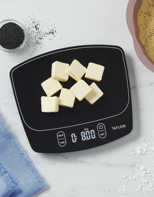 Load image into Gallery viewer, [Like New] Taylor Waterproof Digital Kitchen Scale 11lb Black
