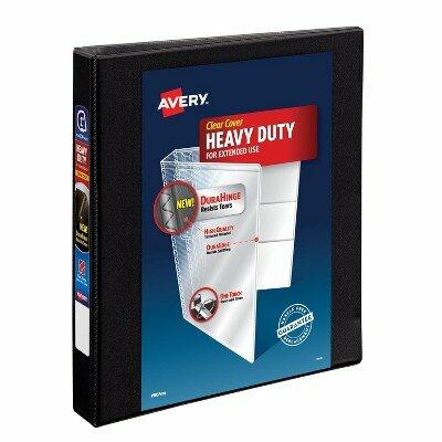 Load image into Gallery viewer, [Like New] Avery Heavy Duty 3-Ring Binder 1" Black Durable Office Supply
