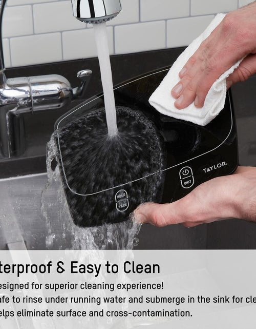 Load image into Gallery viewer, [Like New] Taylor Waterproof Digital Kitchen Scale 11lb Black
