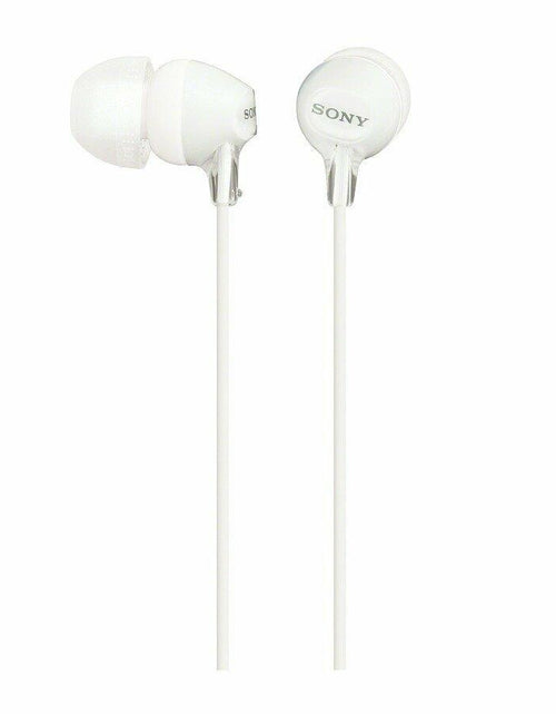 Load image into Gallery viewer, Sony MDREX15LP In-Ear Earbud Headphones White EX Series Wired White
