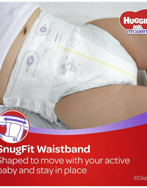 Load image into Gallery viewer, Huggies Little Movers Diapers Step 5 27+ lb 19 Ct Jumbo Pack Size 5

