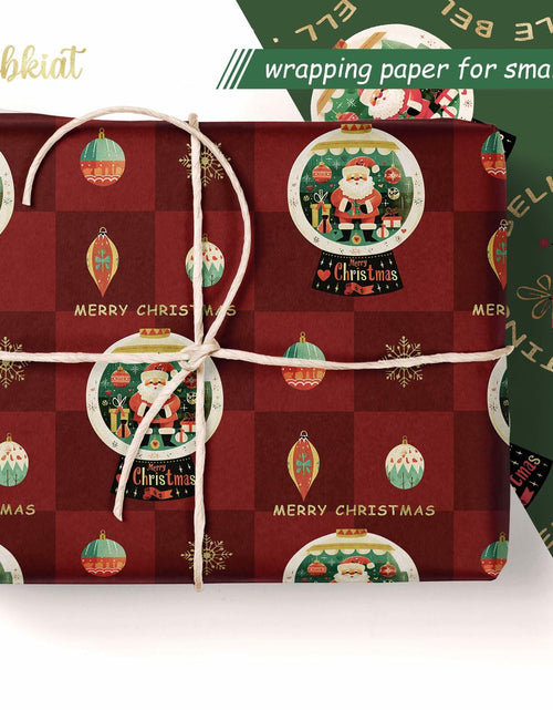 Load image into Gallery viewer, Aobkiat Christmas Wrapping Tissue Paper 24 Sheets 20x15in Red Green
