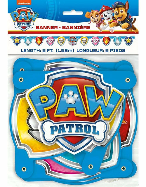 Load image into Gallery viewer, Paw Patrol Large Jointed Banner Colorful 1 Pc Party Decoration 6.5ft
