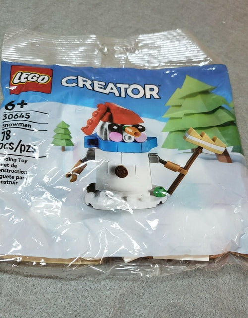 Load image into Gallery viewer, LEGO Creator Snowman Polybag 30645 78 Pieces Holiday Seasonal Toy
