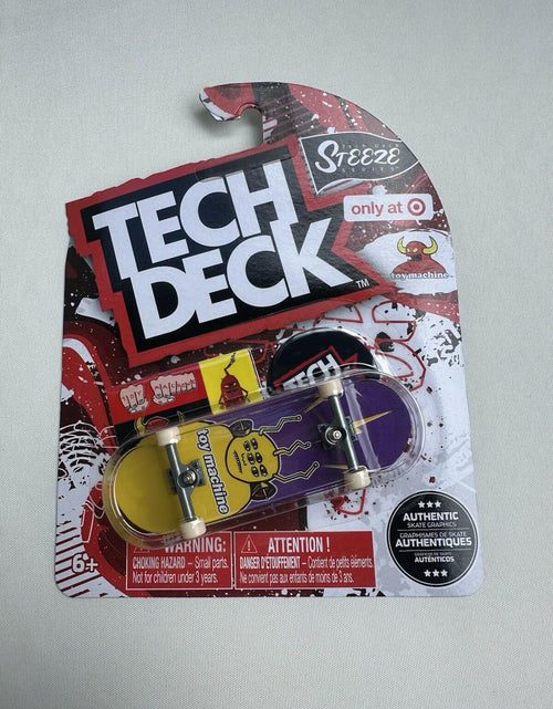 Load image into Gallery viewer, Tech Deck Toy Machine Steeze Series Target Exclusive Yellow Fingerboard
