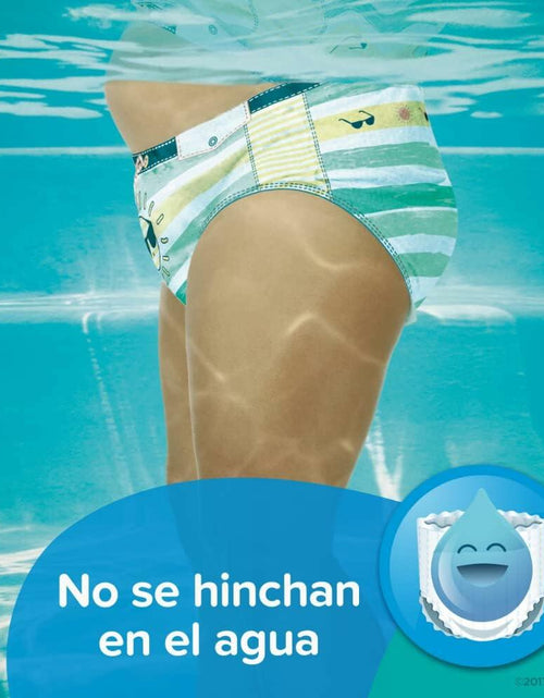 Load image into Gallery viewer, Pampers Splashers Swim Diapers Blue 12 ct Size Small
