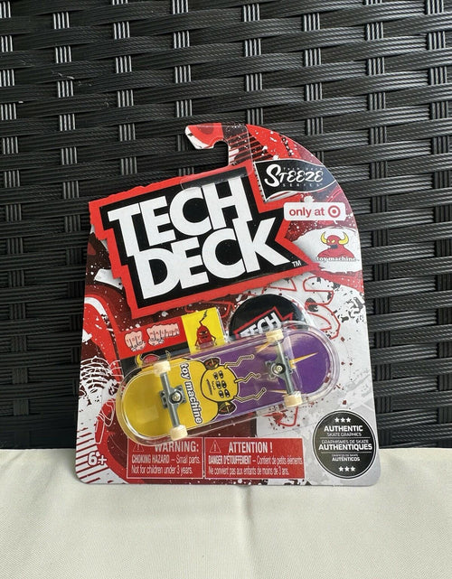 Load image into Gallery viewer, Tech Deck Toy Machine Steeze Series Target Exclusive Yellow Fingerboard
