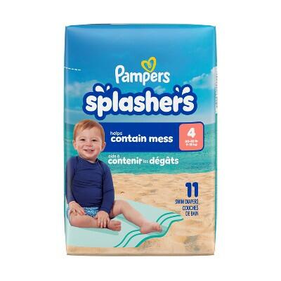 Load image into Gallery viewer, Pampers Splashers Swim Diapers Fruit Punch 11 Ct Size Medium
