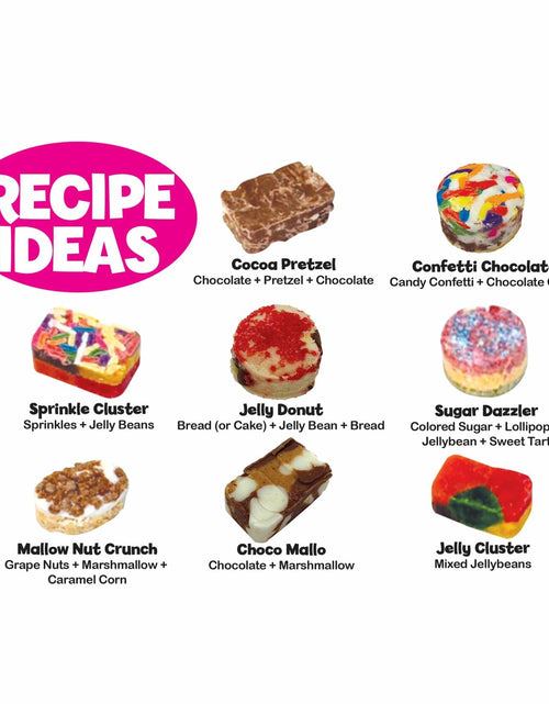 Load image into Gallery viewer, Hasbro Candy Land Candy Factory Playset Press It Pop It Eat It Recipes
