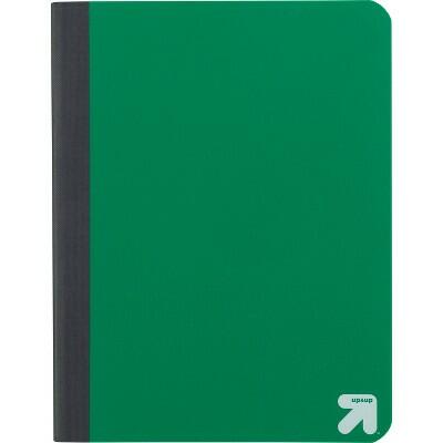 Load image into Gallery viewer, up&amp;up Wide Ruled Green Flexible Cover Composition Notebook 7.5x9.75 70 Pages
