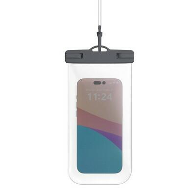 Load image into Gallery viewer, GEMS Waterproof Phone Pouch Charcoal Gray Universal Size Cell Phone Dry Cover
