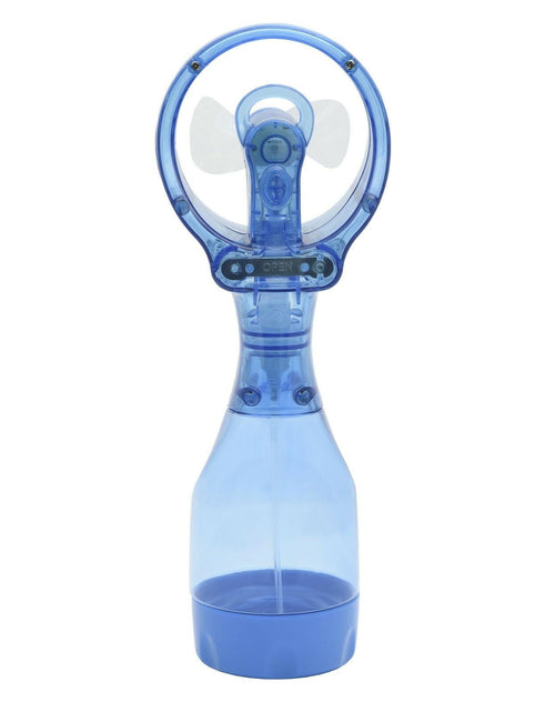 Load image into Gallery viewer, O2COOL Deluxe Handheld Battery Powered Water Misting Fan Blue
