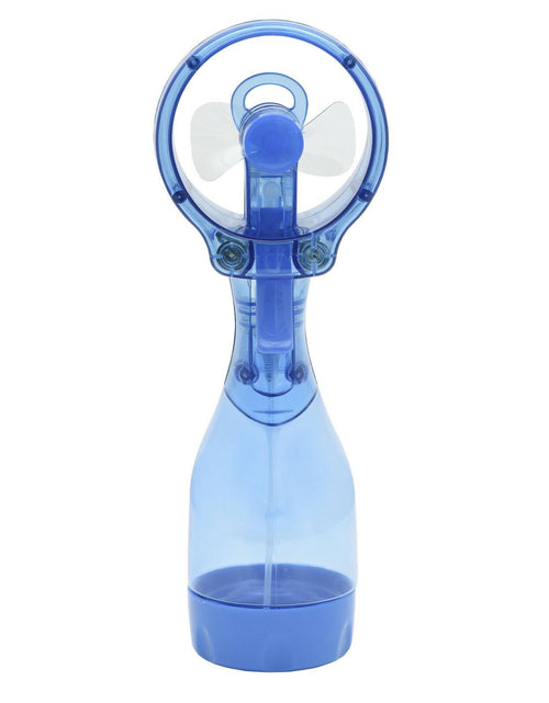Load image into Gallery viewer, O2COOL Deluxe Handheld Battery Powered Water Misting Fan Blue
