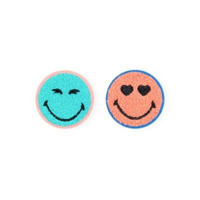 Load image into Gallery viewer, Yoobi SmileyWorld 2pk Sticker Patches Smiley Faces School Supplies
