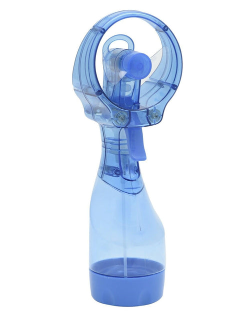 Load image into Gallery viewer, O2COOL Deluxe Handheld Battery Powered Water Misting Fan Blue
