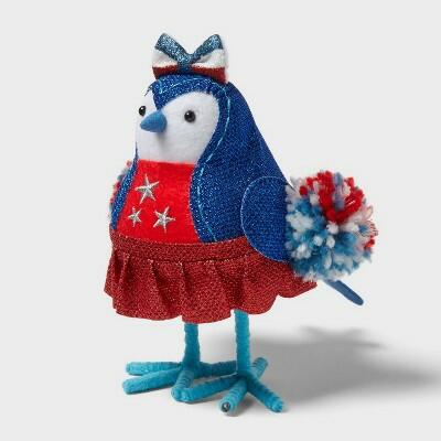 Load image into Gallery viewer, Featherly Friends Starla Red White Blue Girl Sun Squad Decor
