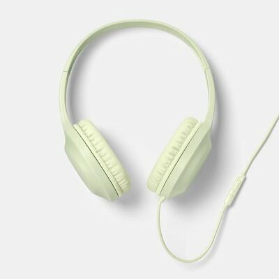 Load image into Gallery viewer, [Like New] Heyday Wired On-Ear Headphones Lightweight Built-In Mic 3.5mm Jack Green
