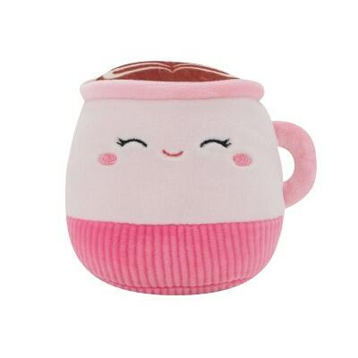 Load image into Gallery viewer, Squishmallows Emery Latte Squeaky Plush Dog Toy 3.5" Multicolor
