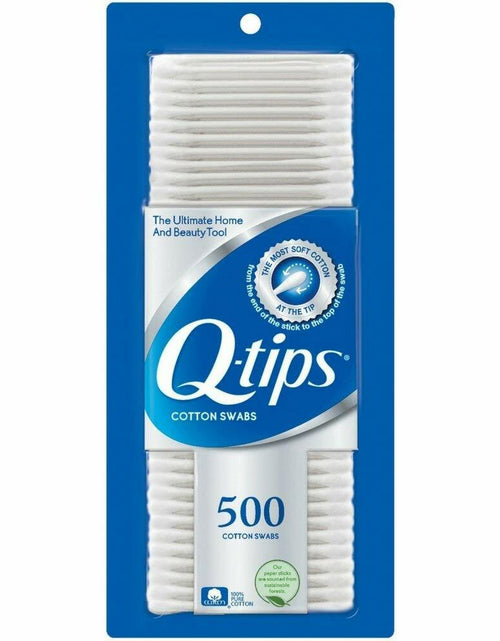 Load image into Gallery viewer, Q-tips Cotton Swabs 500 Count Pack of 3 by Unilever
