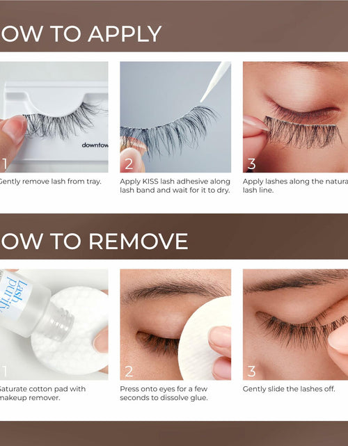 Load image into Gallery viewer, KISS Lash Couture Naked Drama False Eyelashes Cruise 16mm 4 Pairs

