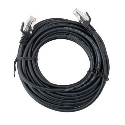 Load image into Gallery viewer, dealworthy Cat 6 Ethernet Cable 25' Black RJ-45 Male-to-Male 1.25Gbps
