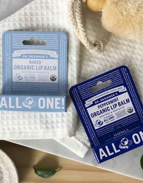 Load image into Gallery viewer, Dr. Bronner's Organic Peppermint Lip Balm 0.15 oz
