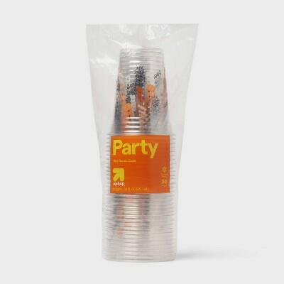 Load image into Gallery viewer, Up&amp;up™ Halloween Disposable Cups 18oz Clear 30ct Plastic Multicolor
