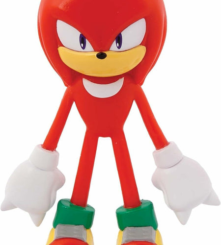 Bend-Ems Sonic The Hedgehog Knuckles Poseable Bendable Action Figure