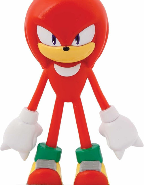 Load image into Gallery viewer, Bend-Ems Sonic The Hedgehog Knuckles Poseable Bendable Action Figure
