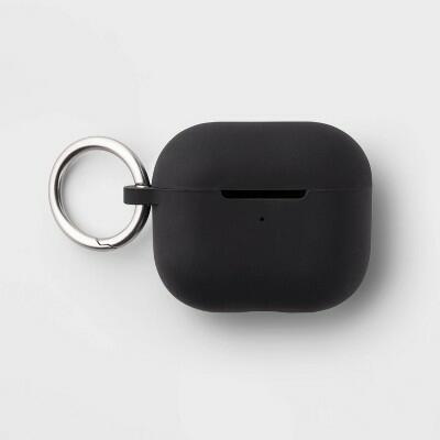 Load image into Gallery viewer, [Like New] heyday AirPods 3rd Gen Silicone Case with Clip Black Wireless Charging
