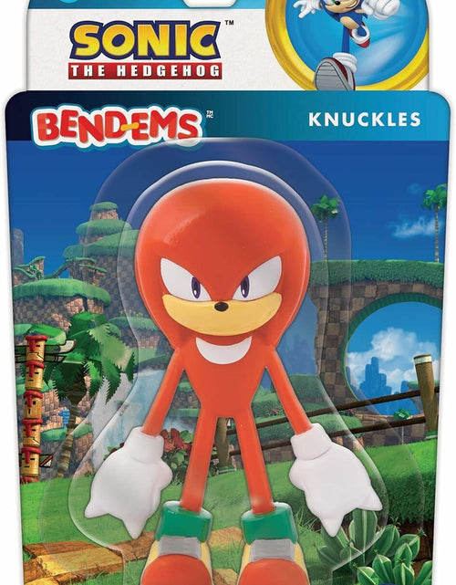 Load image into Gallery viewer, Bend-Ems Sonic The Hedgehog Knuckles Poseable Bendable Action Figure
