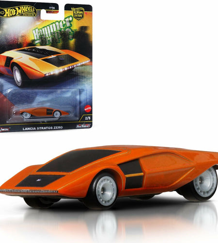 Hot Wheels Premium Car Culture Lancia Stratos Zero 1:64 Die-Cast Multicolor