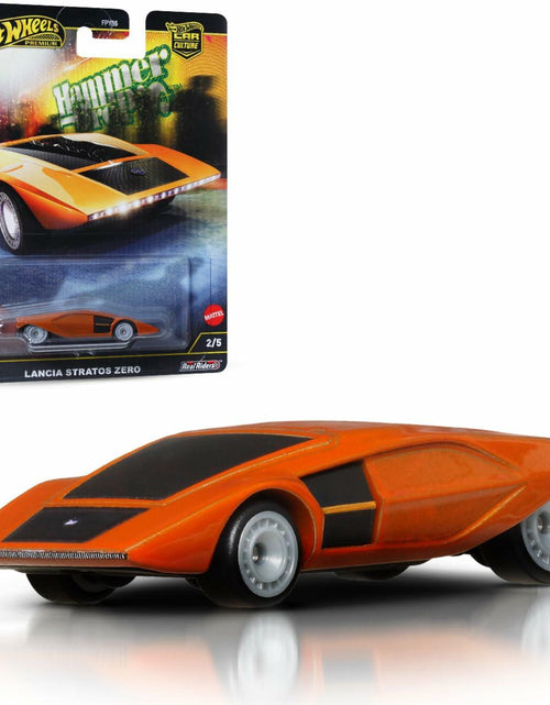 Load image into Gallery viewer, Hot Wheels Premium Car Culture Lancia Stratos Zero 1:64 Die-Cast Multicolor
