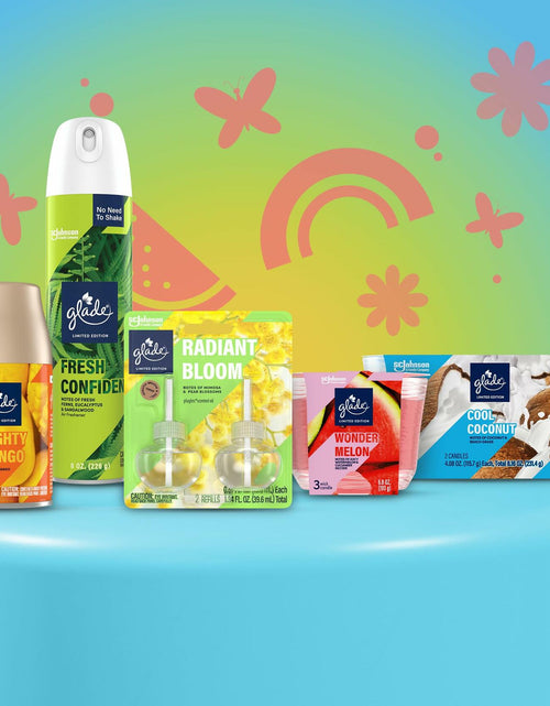 Load image into Gallery viewer, Glade PlugIns Refills Radiant Bloom Air Freshener 0.67oz 2 Count
