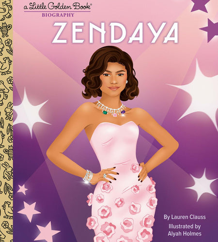 Zendaya A Little Golden Book Biography by Lauren Clauss Hardcover Kids Book