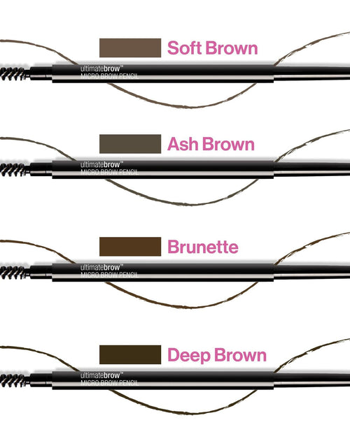 Load image into Gallery viewer, wet n wild Ultimate Brow Micro Eyebrow Pencil Soft Brown 1.5mm Tip 1 Count
