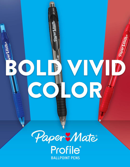 Load image into Gallery viewer, Paper Mate Profile Retractable Ballpoint Pens Assorted Colors 8-Count
