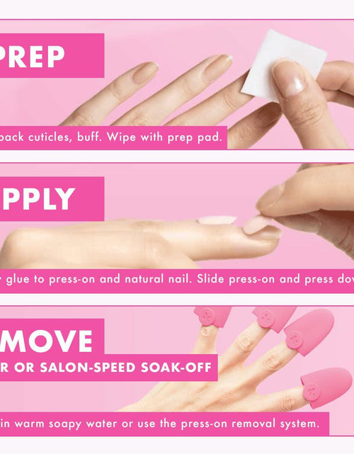 Load image into Gallery viewer, Olive &amp; June Press-On Nails Medium Oval 42ct Pure White Syrup Gradient
