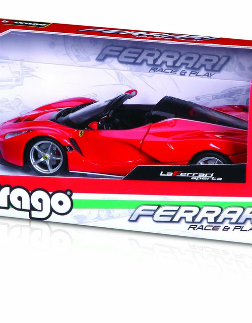 Load image into Gallery viewer, Bburago Ferrari Car Collection 1:24 Scale Red Diecast Model Car
