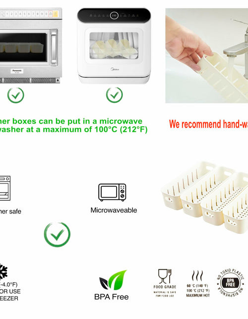 Load image into Gallery viewer, [Like New] Snackle Box Divided Serving Tray with Lid &amp; Handle 4 Compartments
