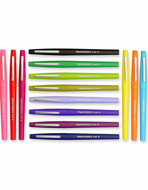 Load image into Gallery viewer, Paper Mate Point Guard Flair Porous Point Stick Pen Medium 16-Count Assorted
