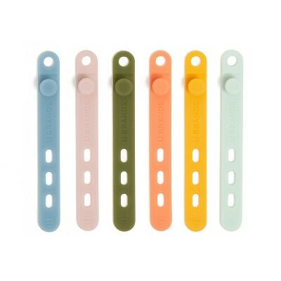 Load image into Gallery viewer, U Brands Silicone Cord Bands 6ct Comfort Nostalgia
