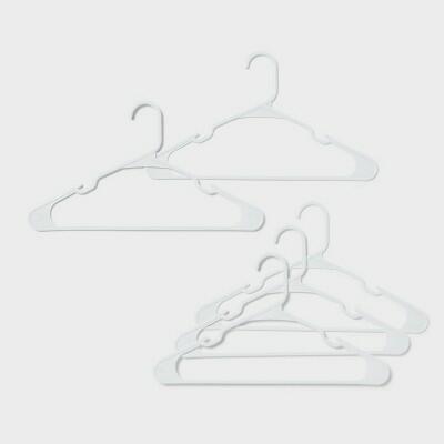 Load image into Gallery viewer, [Like New] Room Essentials Plastic Hangers 50pk White Clothes Hangers for Adult Closets
