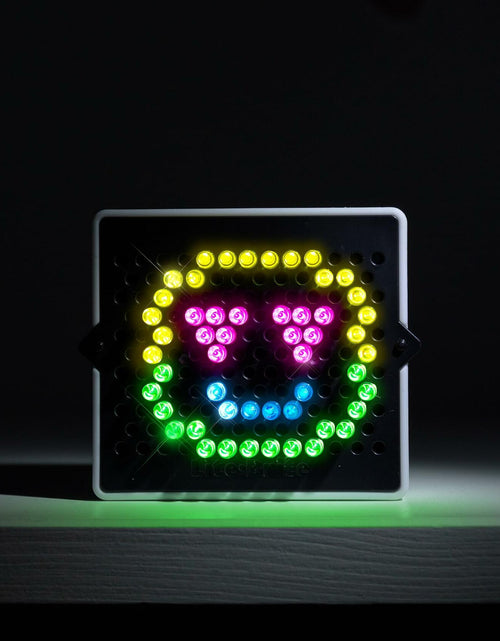 Load image into Gallery viewer, Basic Fun Mini Lite Brite Refresh 90 Pieces Colorful Pegs Light Up Toy
