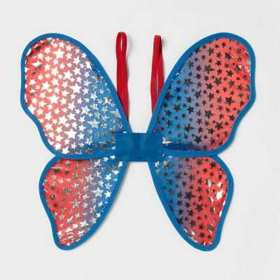 Load image into Gallery viewer, Sun Squad™ Kids Fairy Wings July4th Costume Accessories Multi-Color
