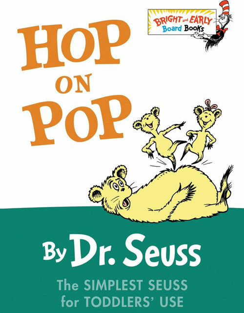 Load image into Gallery viewer, Dr. Seuss Hop on Pop Bright &amp; Early Board Book Classic Children's Book
