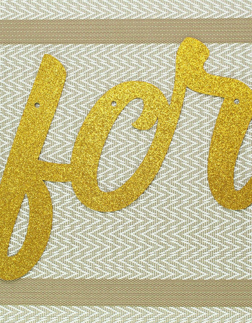 Load image into Gallery viewer, zxyxka Gold Glitter Funeral for My Youth Birthday Party Banner
