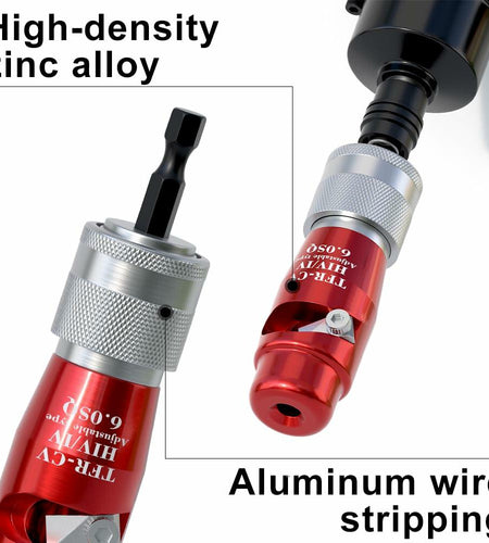Fivepears Electric Wire Stripper Set Adjustable 2.5 4.0 6.0 Square Aluminum