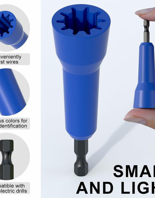 Load image into Gallery viewer, Fivepears Electric Wire Stripper Set Adjustable 2.5 4.0 6.0 Square Aluminum
