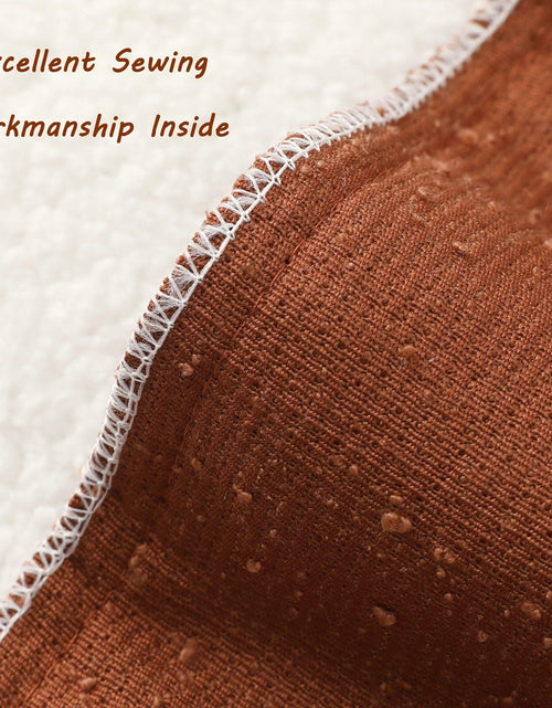 Load image into Gallery viewer, FUTEI Rust Decorative Throw Pillow Covers 12x20 Inch Pack of 2 Soft Cozy

